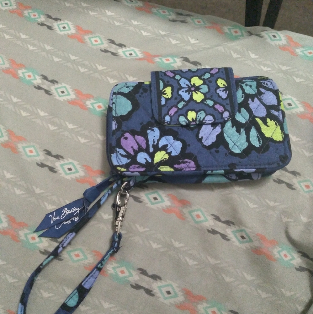 Vera Bradley Blue Floral Wallet